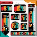 Etiqueta Escolar Game Para Imprimir