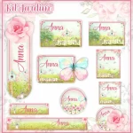 Arquivo Etiqueta Escolar Jardim Encantado