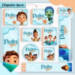 Arquivo Etiqueta Escolar Luca