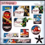Arquivo Etiqueta Escolar Ninjago