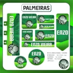 Arquivo Etiqueta Escolar Palmeiras