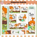 Arquivo Etiqueta Escolar Pedrita