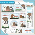 Arquivo Etiqueta Escolar Urso Sem Curso