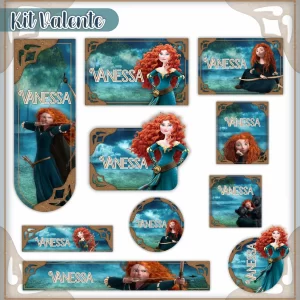 Arquivo Etiqueta Escolar Valente