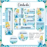 Arquivo Etiqueta Escolar da Cinderela