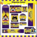 Arquivo Etiquetas Escolares Gamer