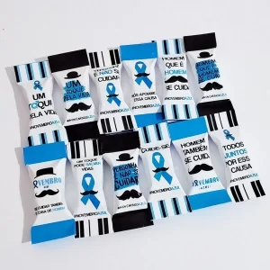 Bala Personalizada Novembro Azul Png e Pdf