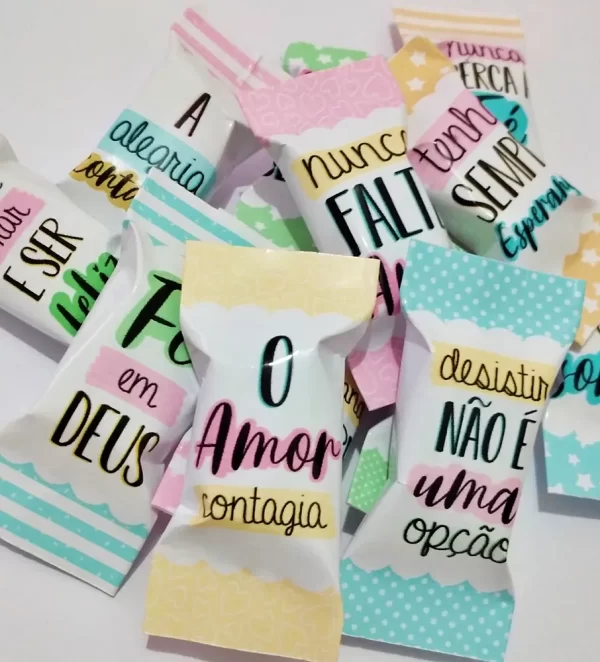 Balas Com Frases Motivacionais Pdf e Png - Imagem 3