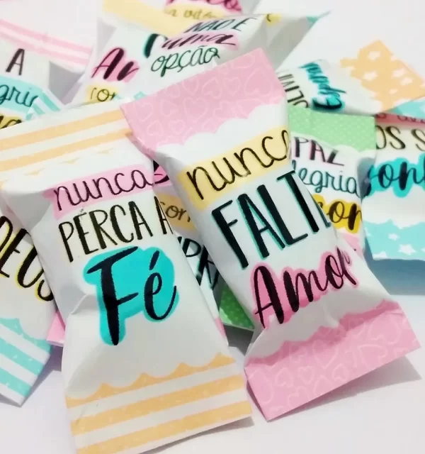 Balas Com Frases Motivacionais Pdf e Png - Imagem 2