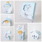 Batizado Decoração Menino Studio, Png e Pdf