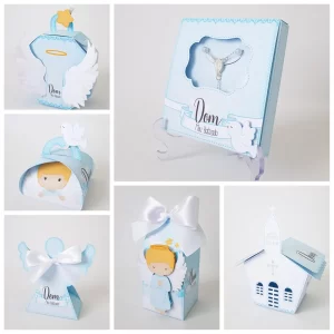 Batizado Decoração Menino Studio, Png e Pdf