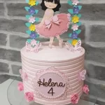 Bolo Bailarina Com Topper Studio