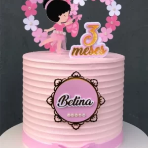 Bolo com Topper de Bailarina Studio