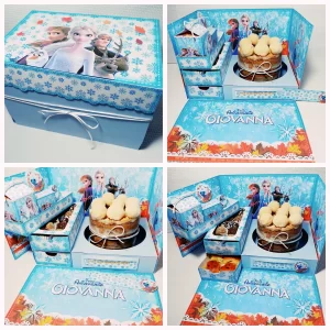 Caixa Frozen Para Imprimir Studio e Pdf