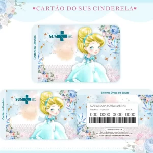 Cartão Sus Digital Cinderela Png e Pdf