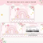 Cartao do sus Personalizado Arco íris Png e Pdf