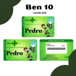 Cartao do sus Personalizado Ben 10 Png