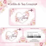 Cartao do sus Personalizado Coração Png e Pdf