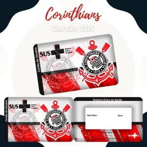 Cartao do sus Personalizado Corinthians