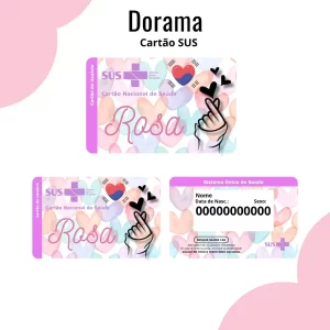 Cartao do sus Personalizado Dorama Png