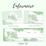 Cartao do sus Personalizado Enfermeiro Png e Pdf