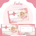 Cartao do sus Personalizado Fada Png e Pdf