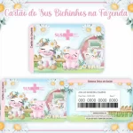 Cartao do sus Personalizado Fazenda Png e Pdf
