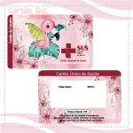 Cartao do sus Personalizado Flamingo Png