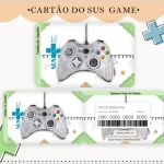 Cartao do sus Personalizado Game Png e Pdf