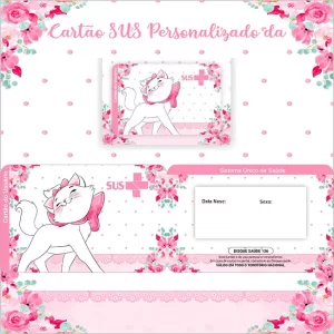 Cartao do sus Personalizado Gatinha Marie