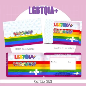 Cartao do sus Personalizado Lgbtqia Png e Pdf