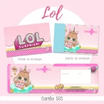Cartao do sus Personalizado Lol Surprise