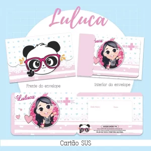 Cartao do sus Personalizado Luluca Png e Pdf