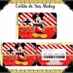 Cartao do sus Personalizado Mickey Png e Pdf