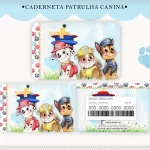 Cartao do sus Personalizado Patrulha Canina