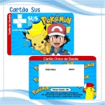 Cartao do sus Personalizado Pokémon Png