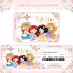 Cartao do sus Personalizado Princesas Png e Pdf