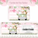 Cartao do sus Personalizado Safari Png e Pdf