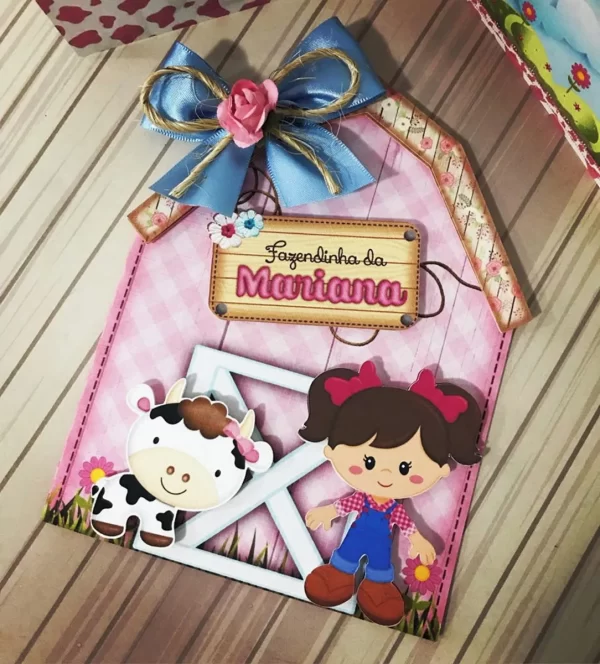 Convite Fazendinha Para Editar Studio