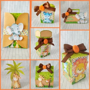 Centro de Mesa Safari Para Imprimir