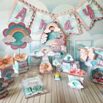 Decoração Arco Iris Studio, Png e Pdf