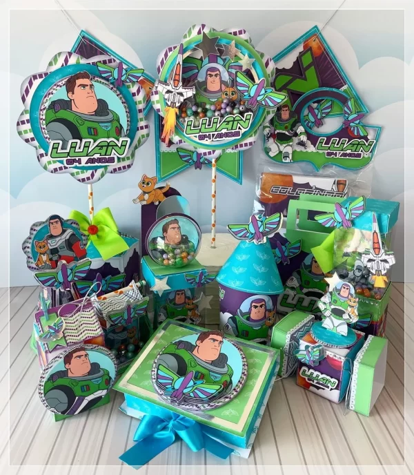 Decoração Buzz Lightyear Studio, Png e Pdf