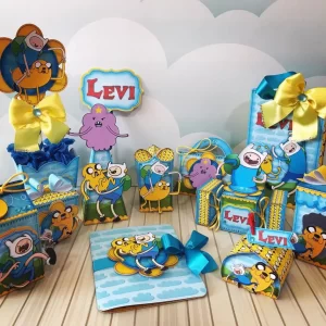 Arquivo digital Festa Hora de Aventura Studio para decoração de aniversário infantil