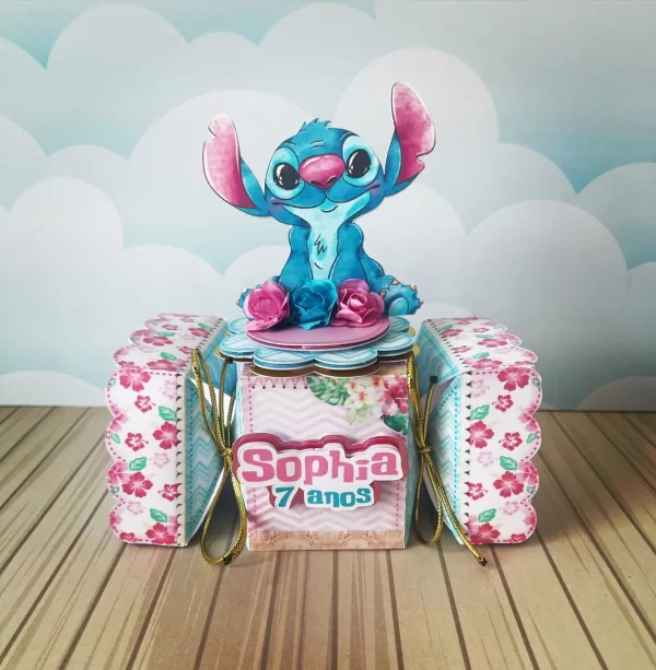 Decoração Stitch e Angel Studio, Png e Pdf