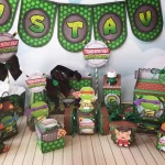 Decoração Tartarugas Ninjas Studio, Png e Pdf