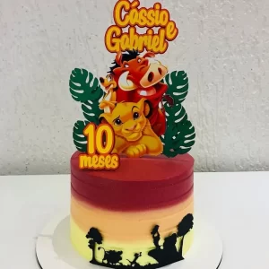 Decoração Tema Topper Rei Leão Studio