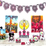 Decoração de Aniversário Round 6 Studio