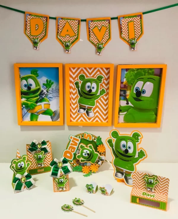 Decoração de Aniversário do Gummy Bear