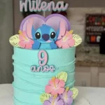 Decoração de Bolo do Stitch Studio