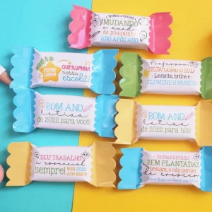 Embalagens Balas Volta às Aulas Pdf e Png